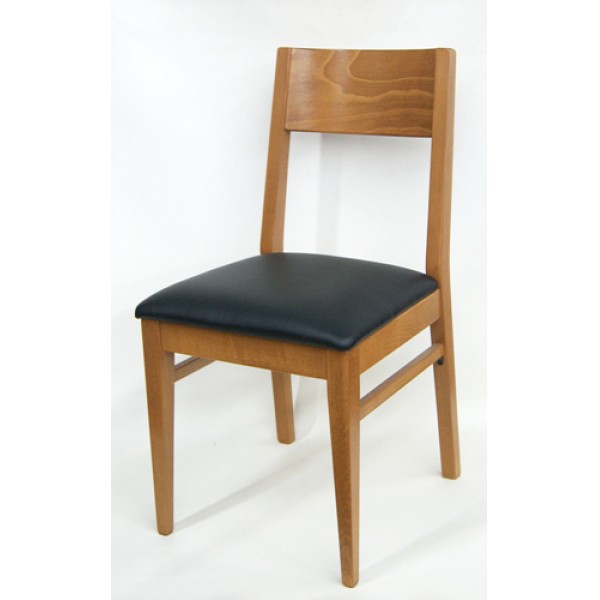 375P Commercial Restaurant Hospitality Beech wood Modern Transitional Dining Cafe Side Chair